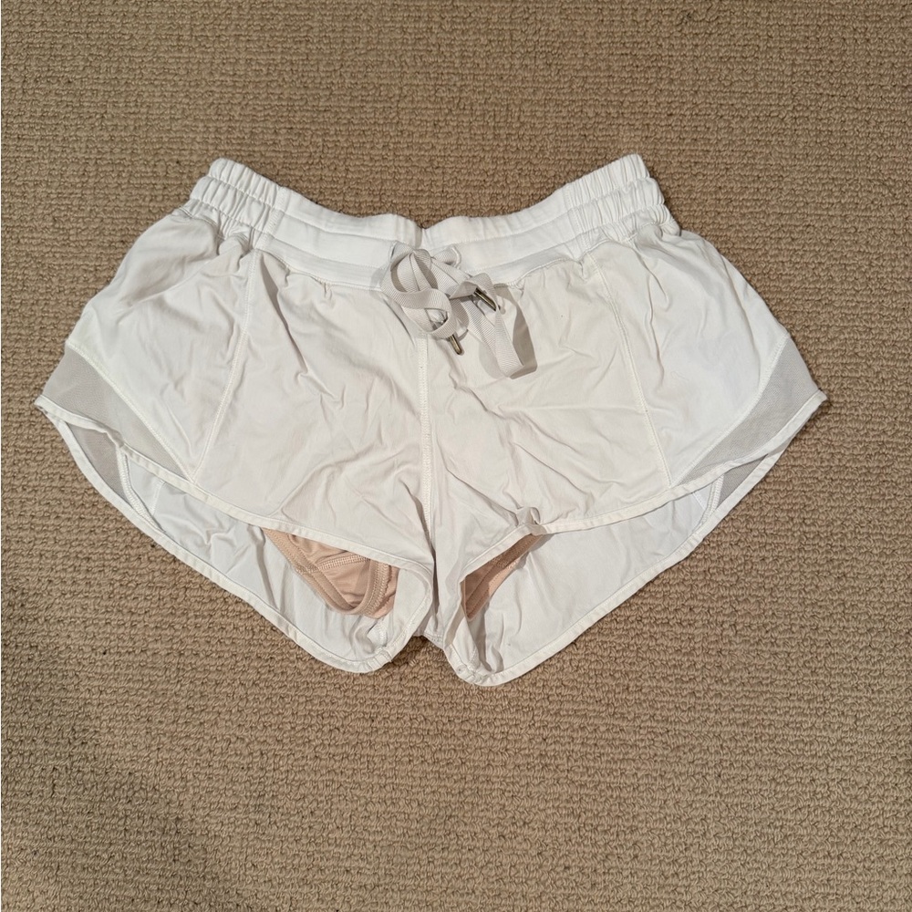 Lululemon Hottie Hot White Women's Athletic Shorts